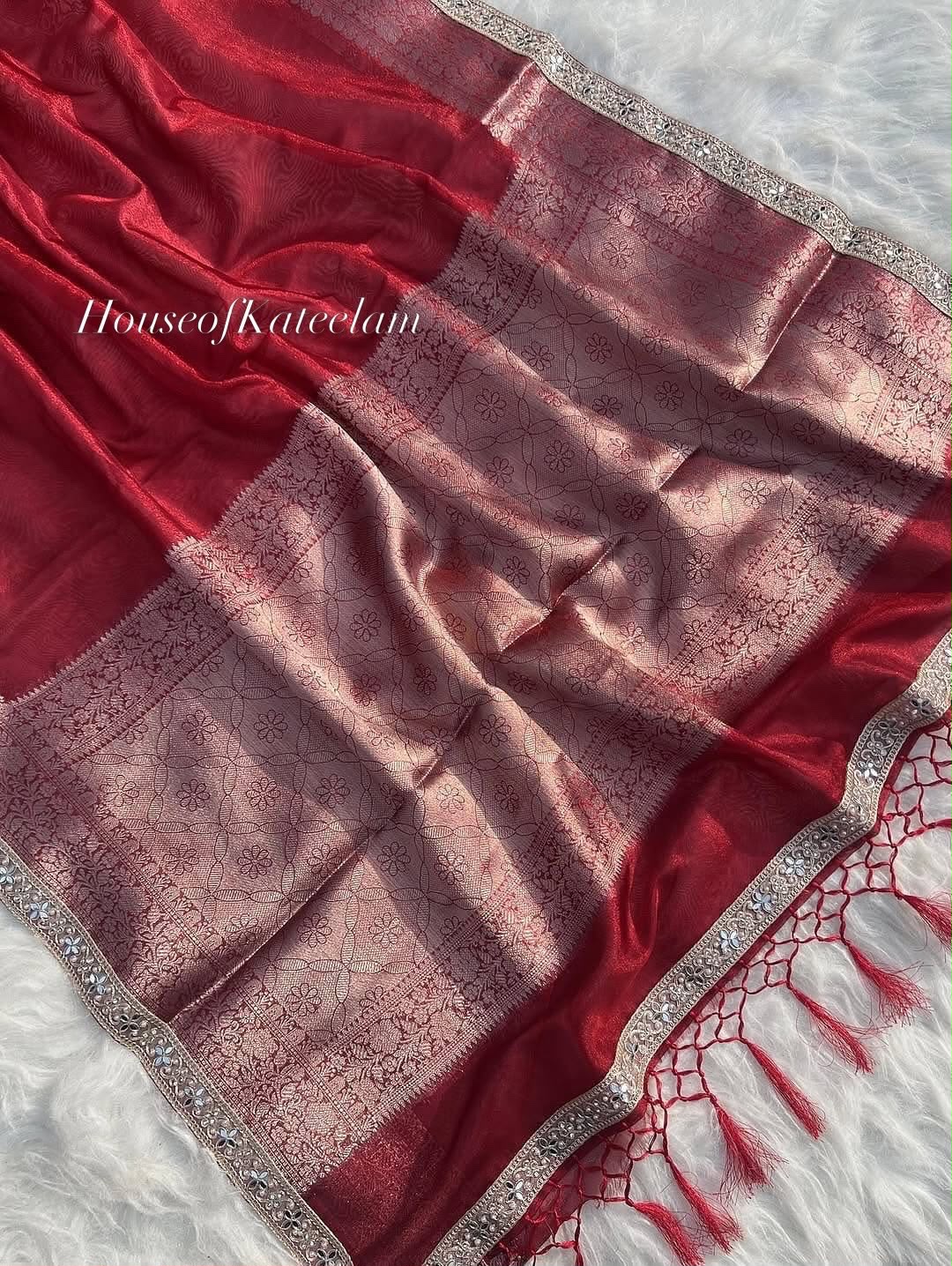HOK123-02- Poonam- Red - House of Kateelam