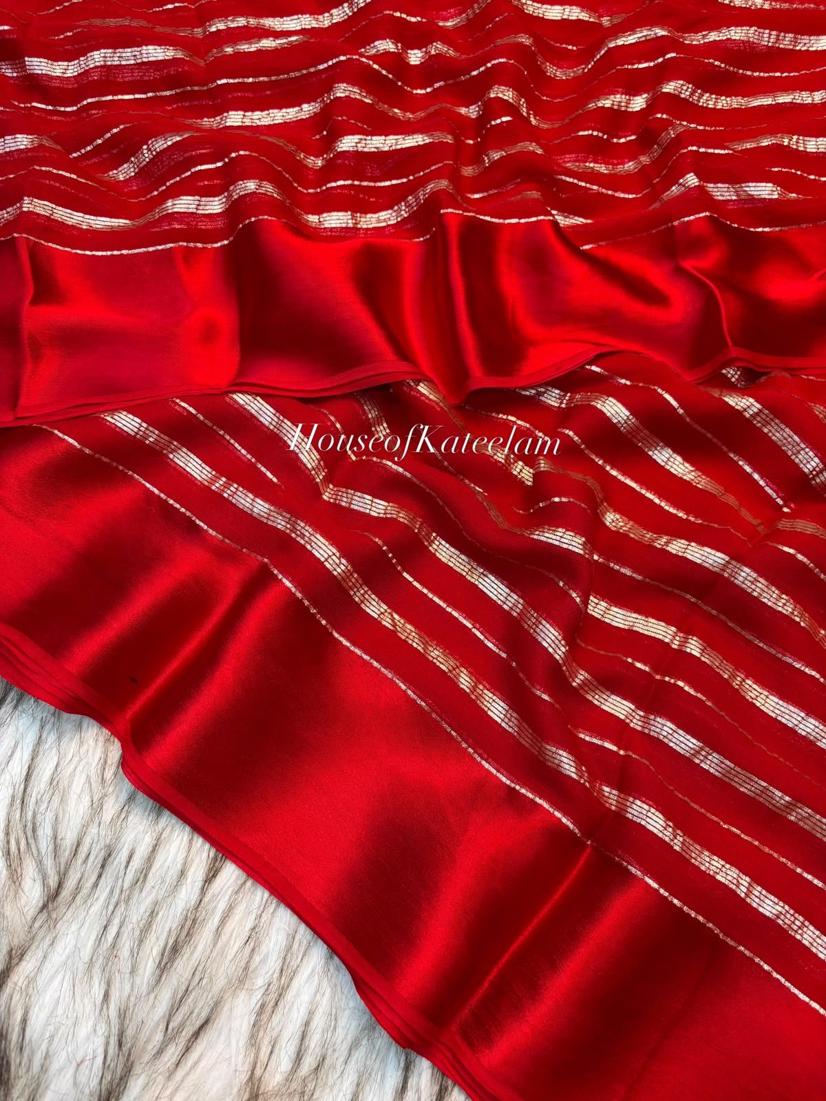 HOK124-01- Chitra- Red - House of Kateelam
