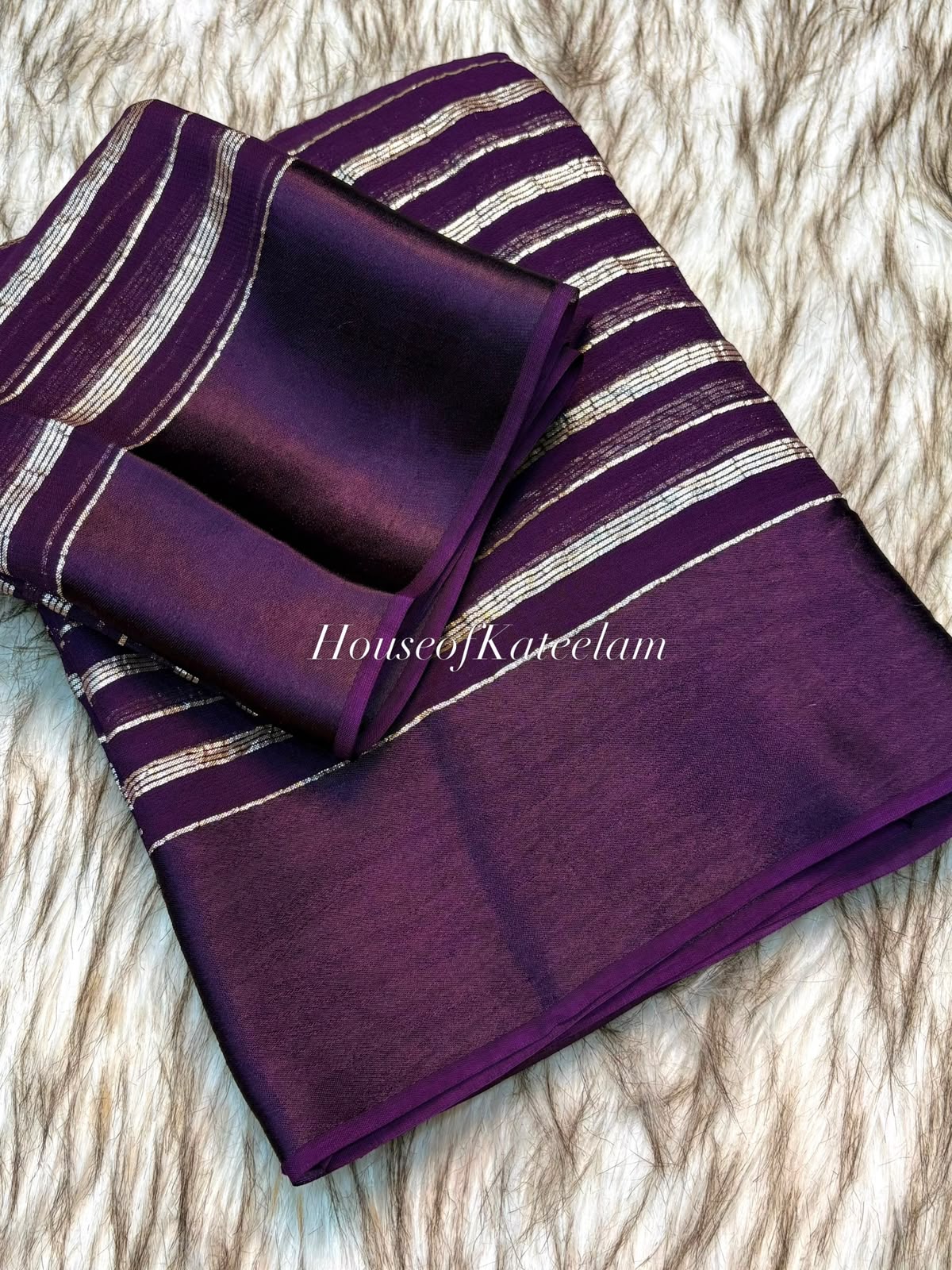 HOK124-02- Chitra- Purple - House of Kateelam
