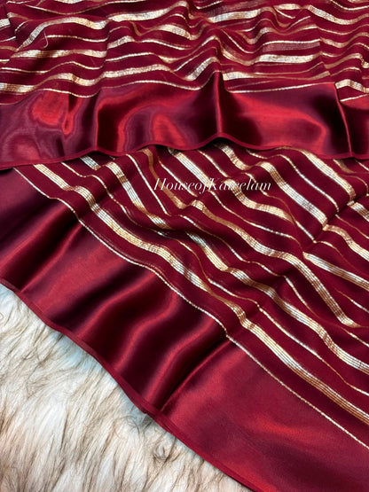 HOK124-04- Chitra- Maroon - House of Kateelam
