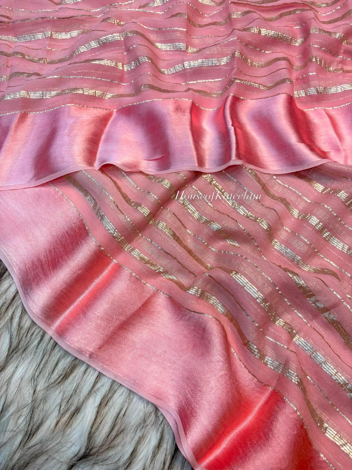 HOK124-07- Chitra- Pink - House of Kateelam