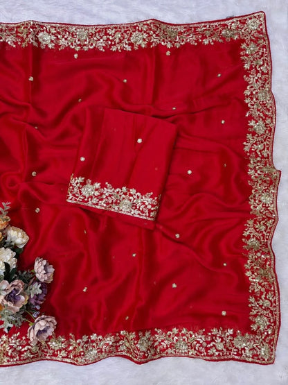 HOK127-03- Dulhan- Red - House of Kateelam