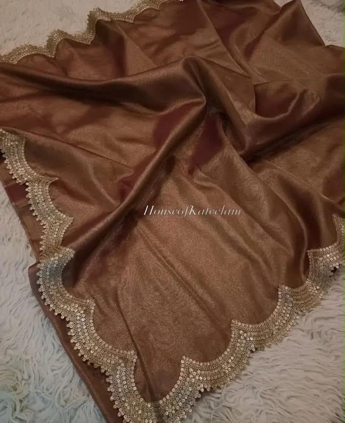 HOK132-01- Lasya- Brown - House of Kateelam