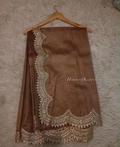 HOK132-01- Lasya- Brown - House of Kateelam