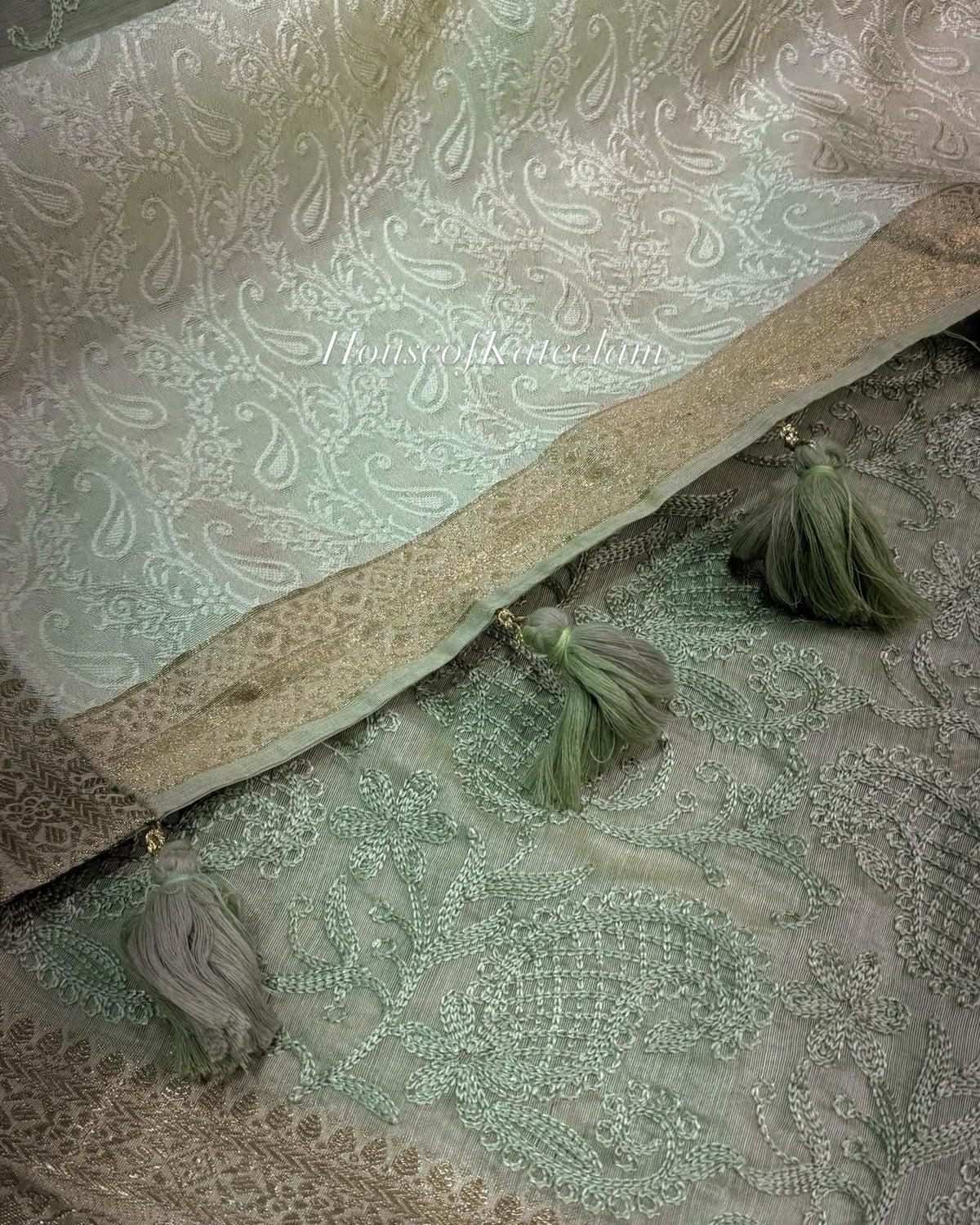 HOK134-02- Isha- Green - House of Kateelam