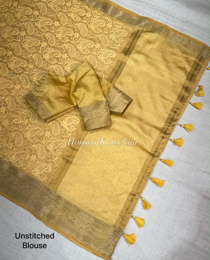 HOK134-03- Isha- Yellow - House of Kateelam