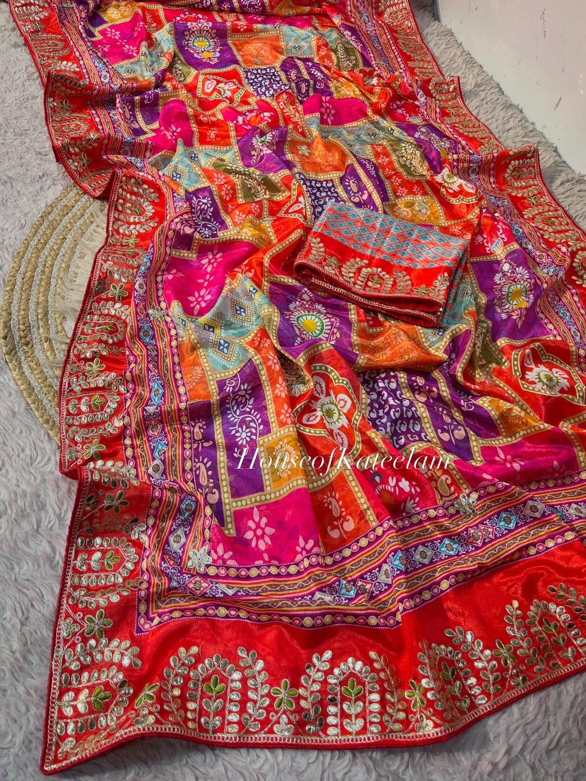 HOK135-01- Ratna- Red - House of Kateelam