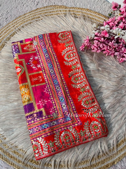 HOK135-01- Ratna- Red - House of Kateelam