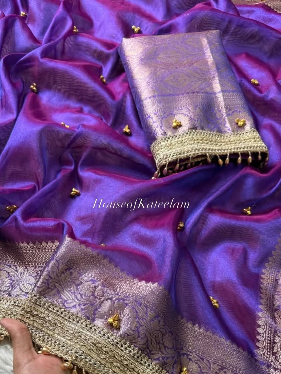 HOK136-03- Ghungroo- Purple - House of Kateelam