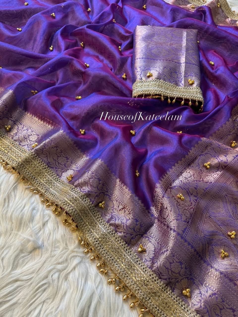 HOK136-03- Ghungroo- Purple - House of Kateelam