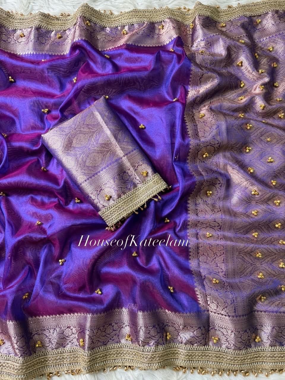 HOK136-03- Ghungroo- Purple - House of Kateelam