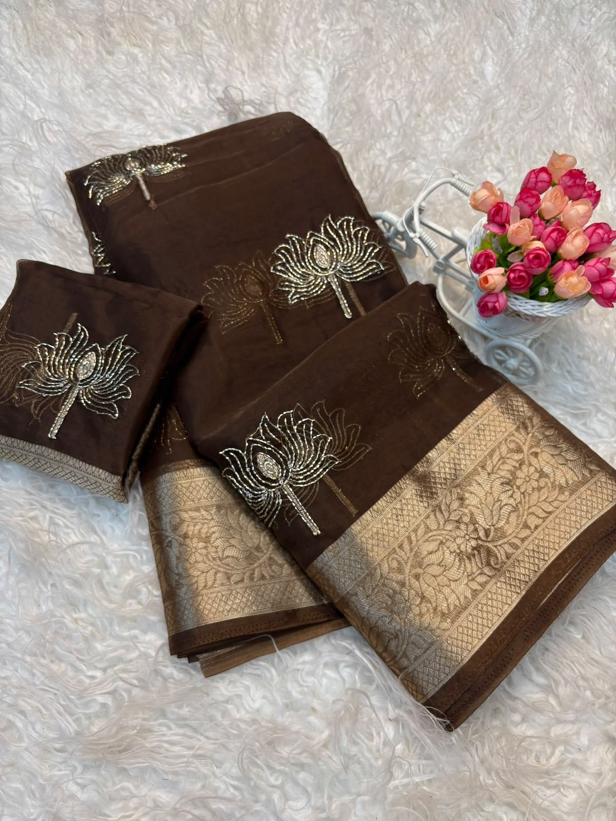 HOK140-03- Hemadri- Brown - House of Kateelam
