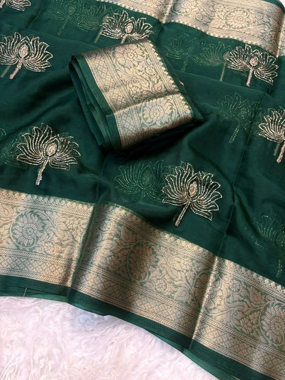 HOK140-05- Hemadri- Green - House of Kateelam