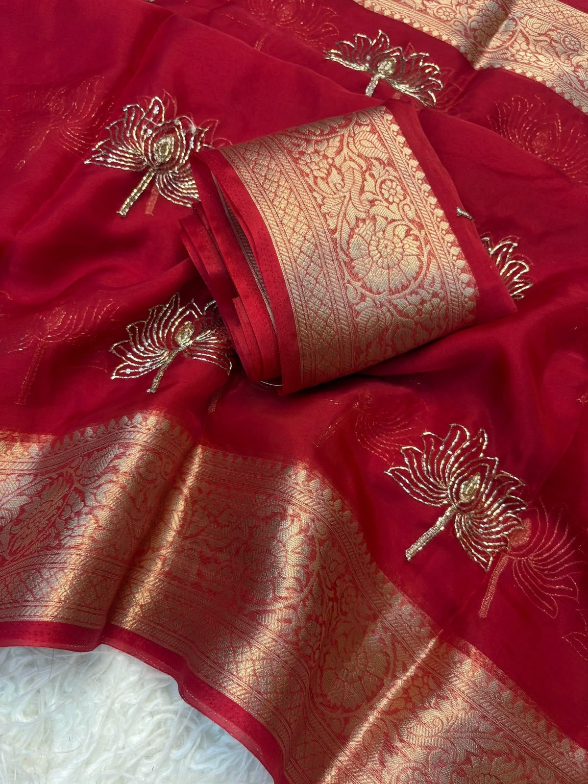 HOK140-07- Hemadri- Red - House of Kateelam