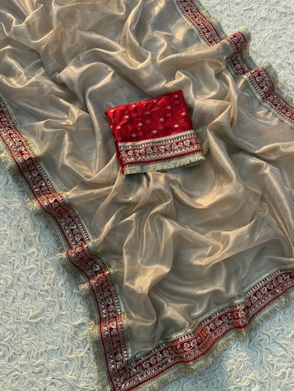 HOK142-01- Saubhagya- Beige - House of Kateelam