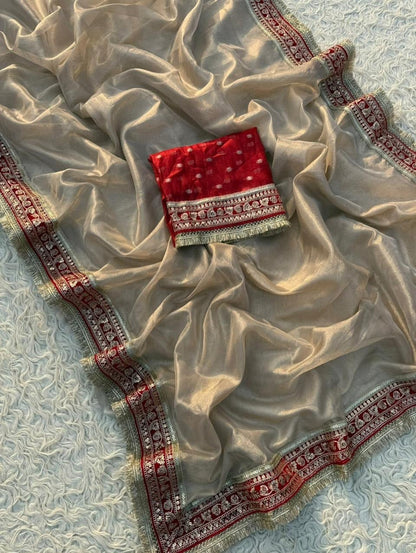 HOK142-01- Saubhagya- Beige - House of Kateelam