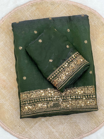 HOK148-01- Sahitya- Green - House of Kateelam