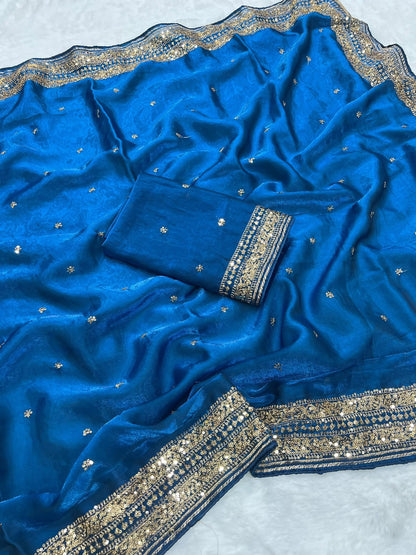 HOK148-07- Sahitya- Blue - House of Kateelam