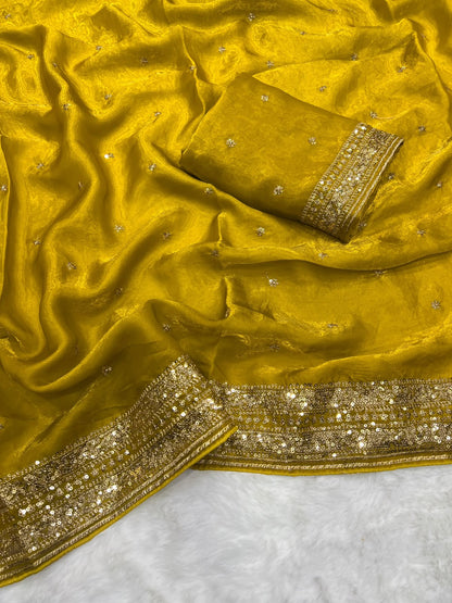 HOK148-08- Sahitya- Yellow - House of Kateelam