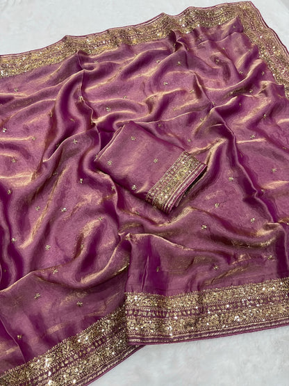 HOK148-09- Sahitya- Dark Pink - House of Kateelam