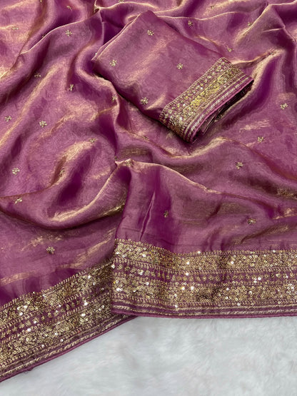 HOK148-09- Sahitya- Dark Pink - House of Kateelam