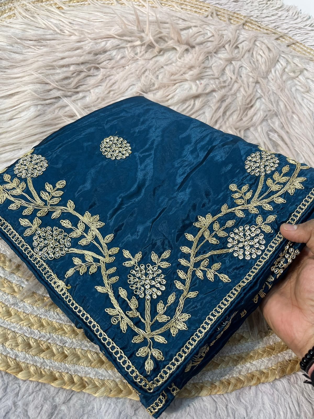HOK149-02- Trinetra- Blue - House of Kateelam