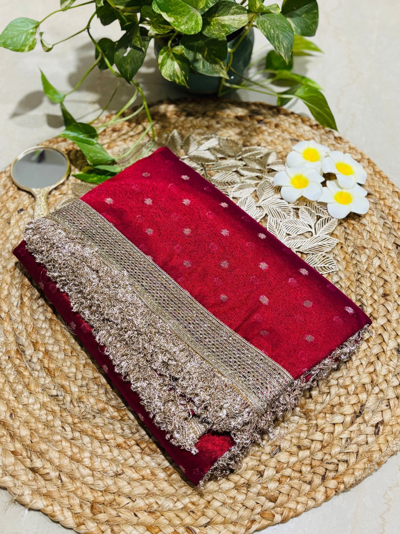 HOK1604 - Utsav - Red - House of Kateelam