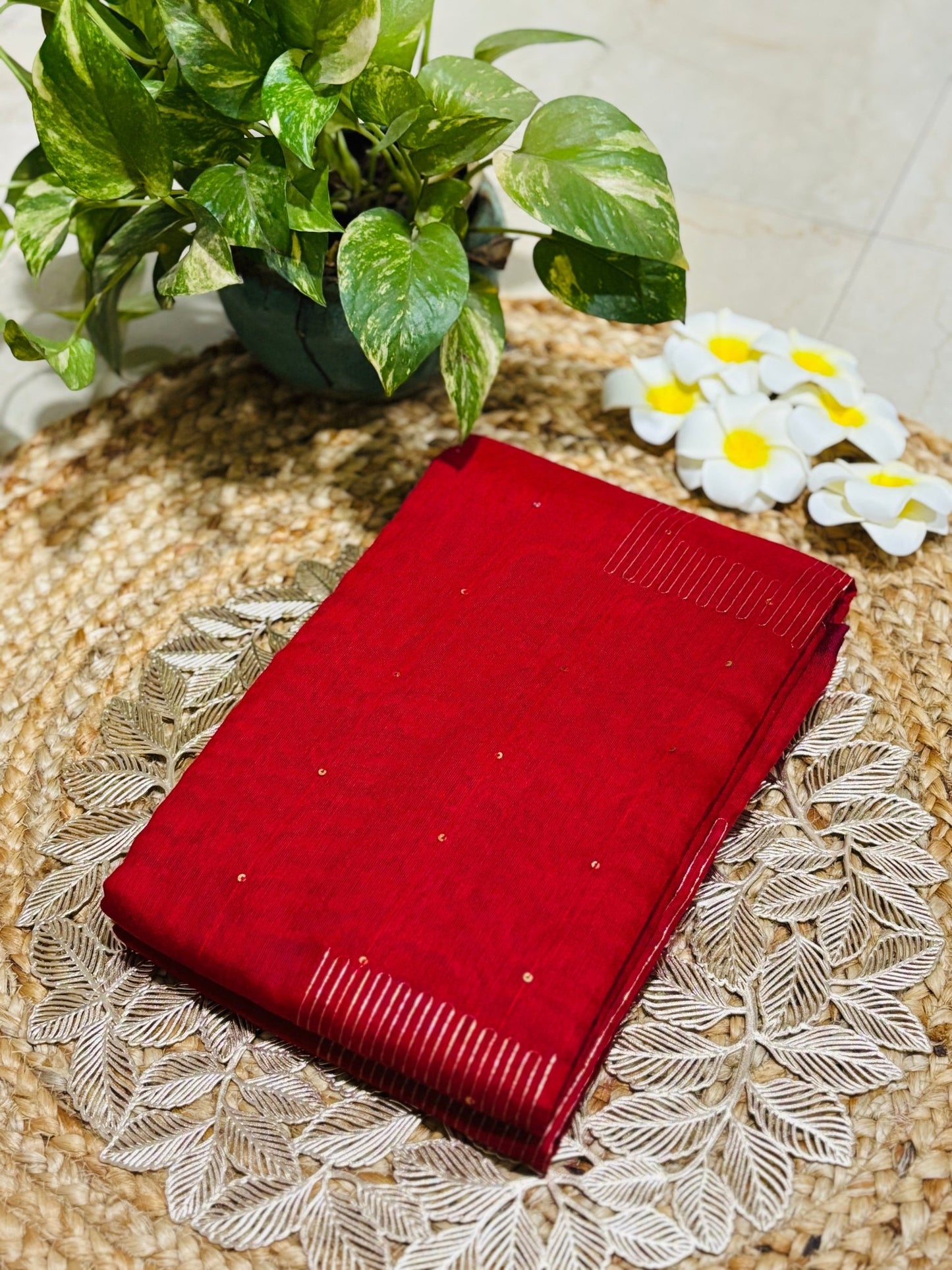 HOK1702 - Sitaara - Red - House of Kateelam