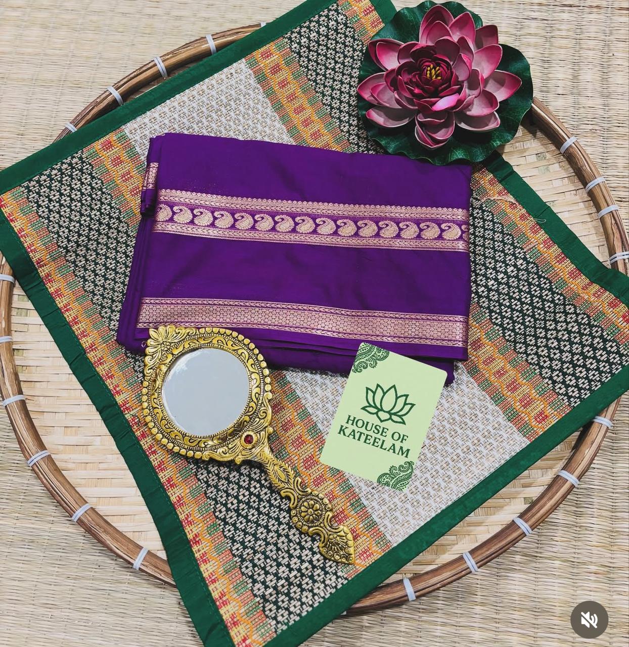 HOK3301 - Mohana - Purple - House of Kateelam