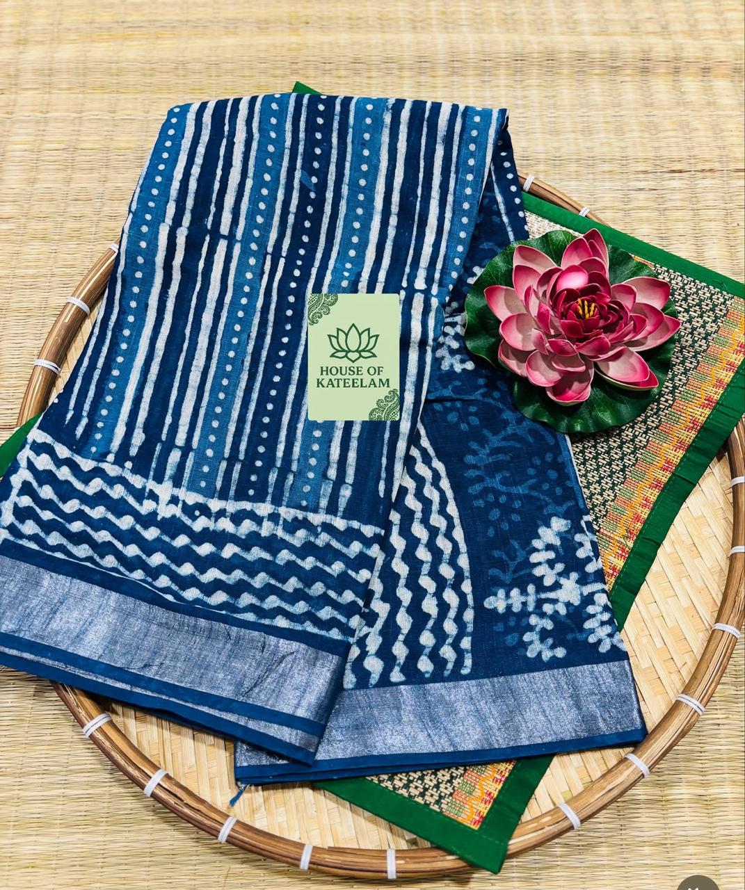 HOK3803 - Mayura - Indigo Blue - 3 - House of Kateelam