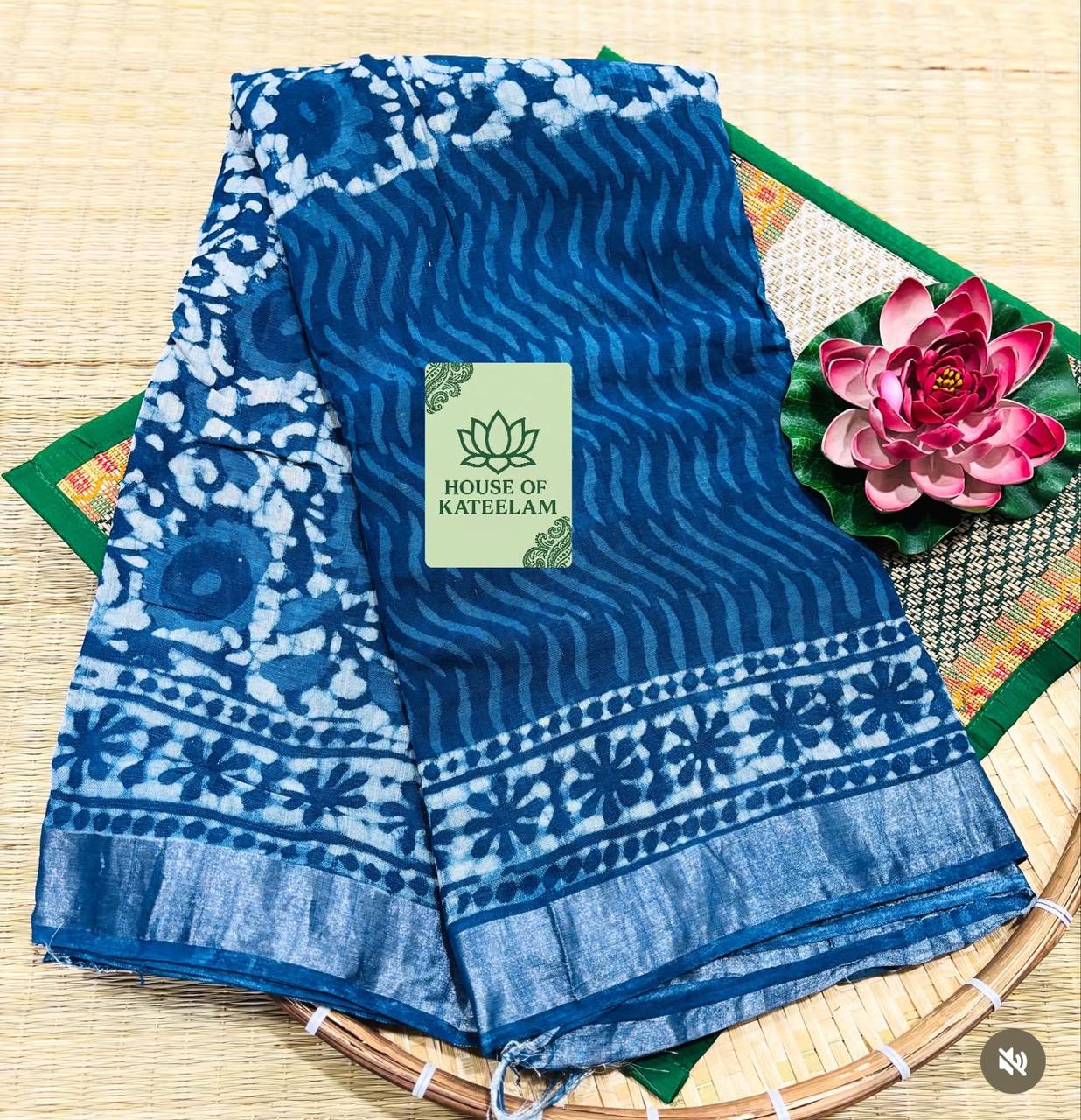 HOK3805 - Mayura - Indigo Blue - 5 - House of Kateelam