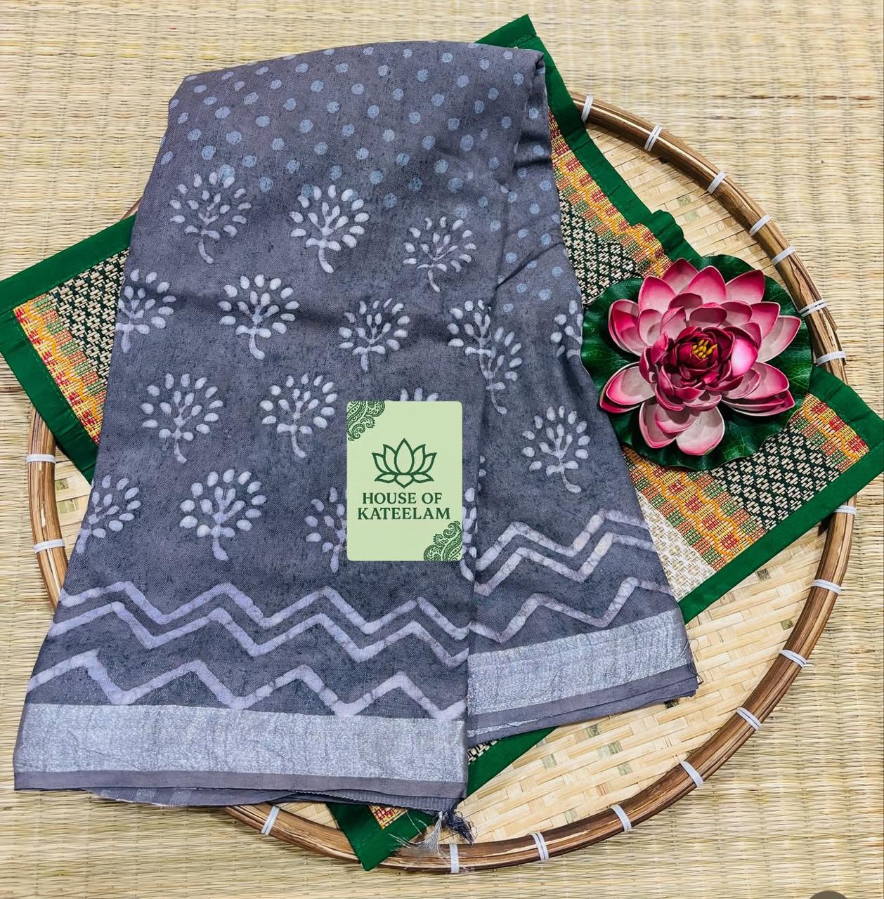 HOK3810 - Mayura - Grey - House of Kateelam