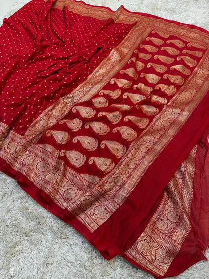 HOK4501 - Aishwarya - Red - House of Kateelam