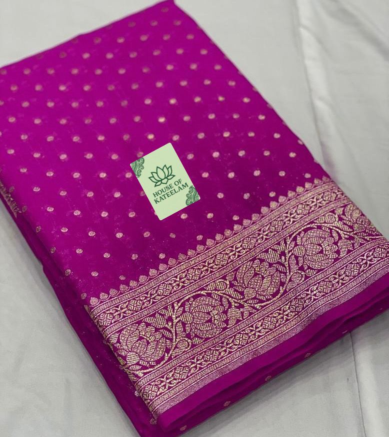 HOK4502 - Aishwarya - Rani Pink - House of Kateelam