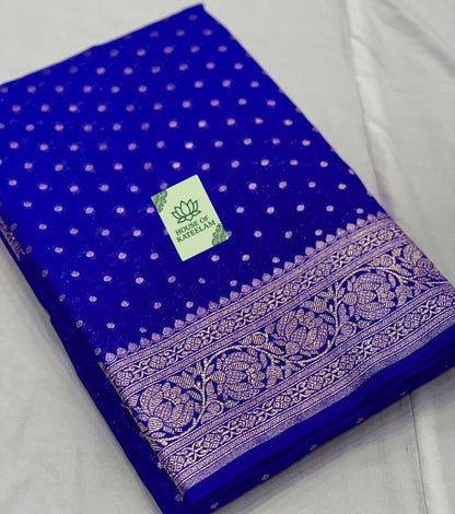 HOK4503 - Aishwarya - Royal Blue - House of Kateelam