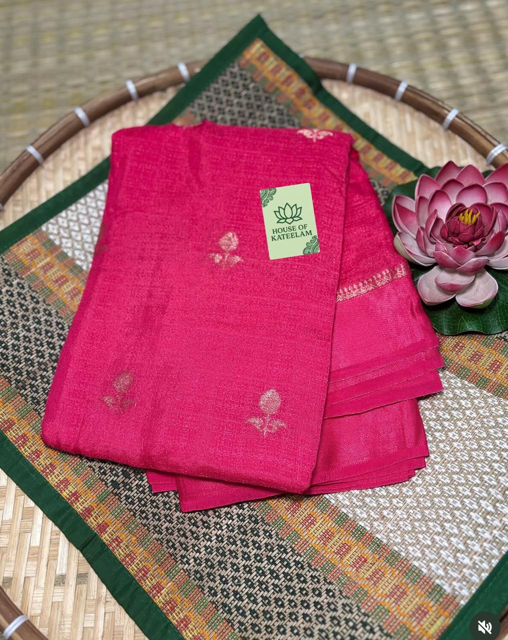 HOK5104 - Tamana - Rani Pink - House of Kateelam