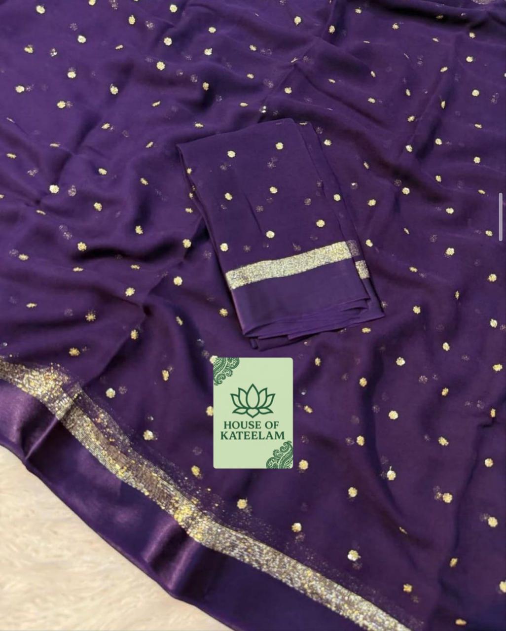 HOK5205 - Mohini - Voilet - House of Kateelam