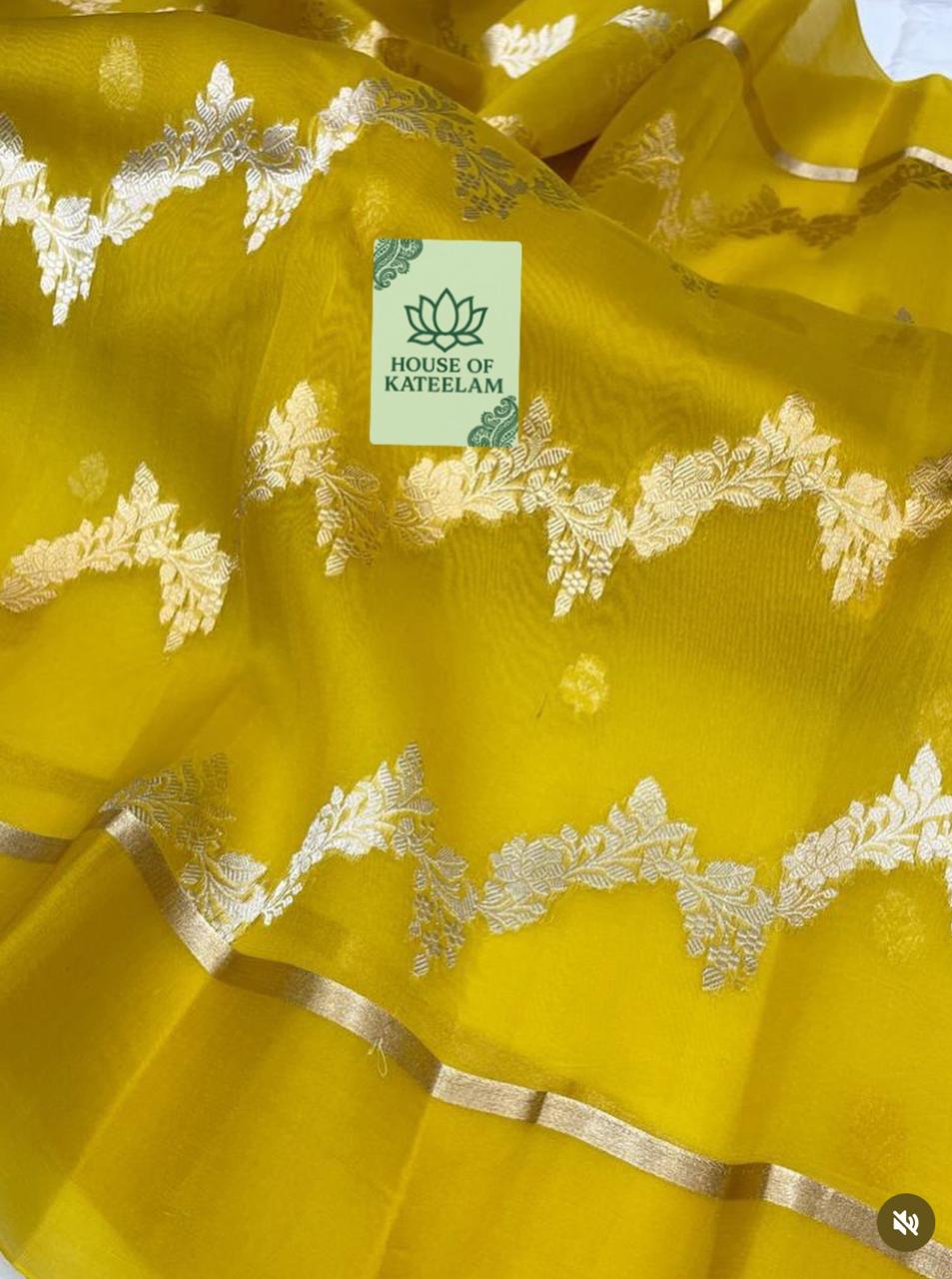 HOK5503 - Ragini - Yellow - House of Kateelam