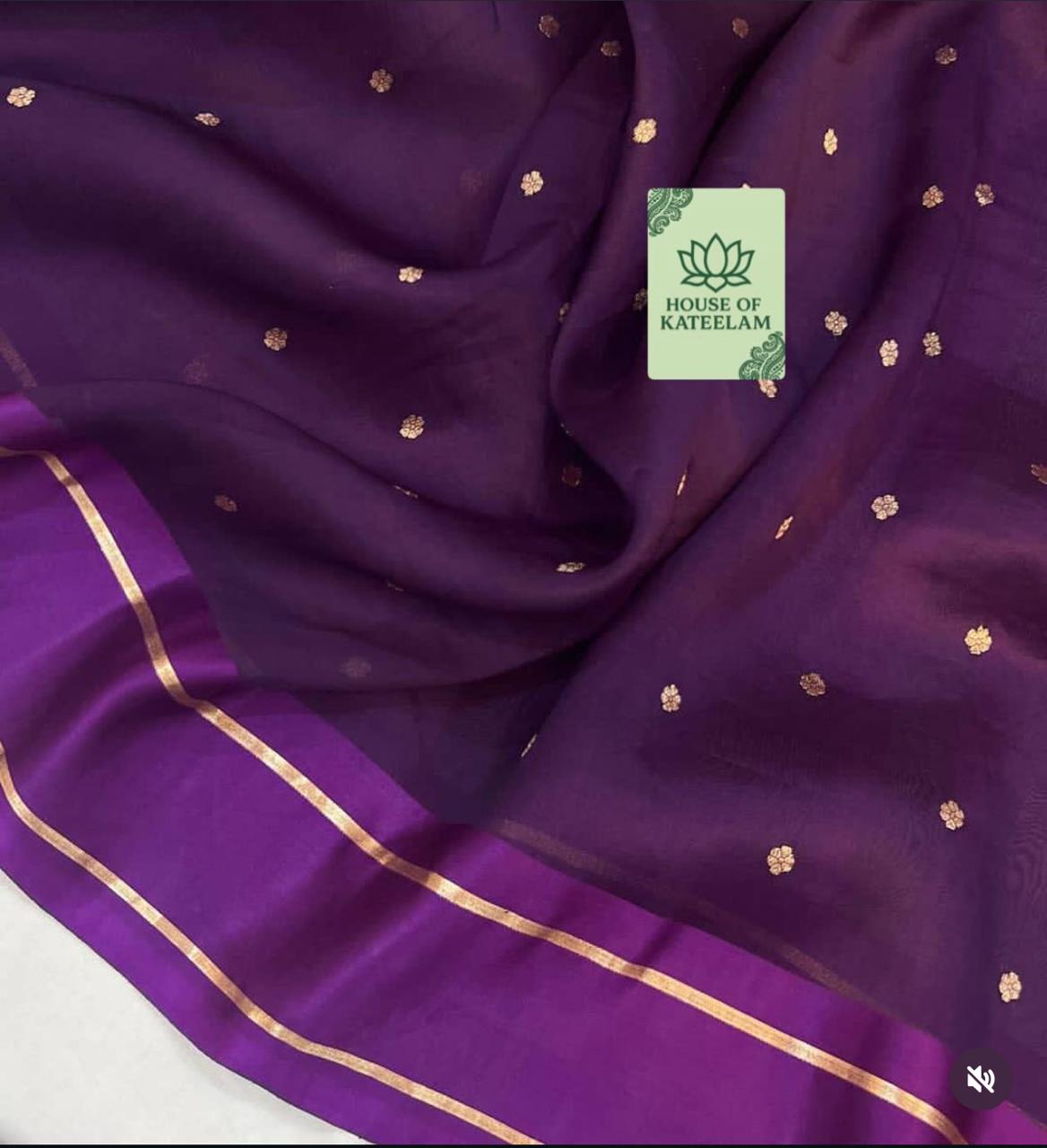 HOK5601 - Ananya - Voilet - House of Kateelam