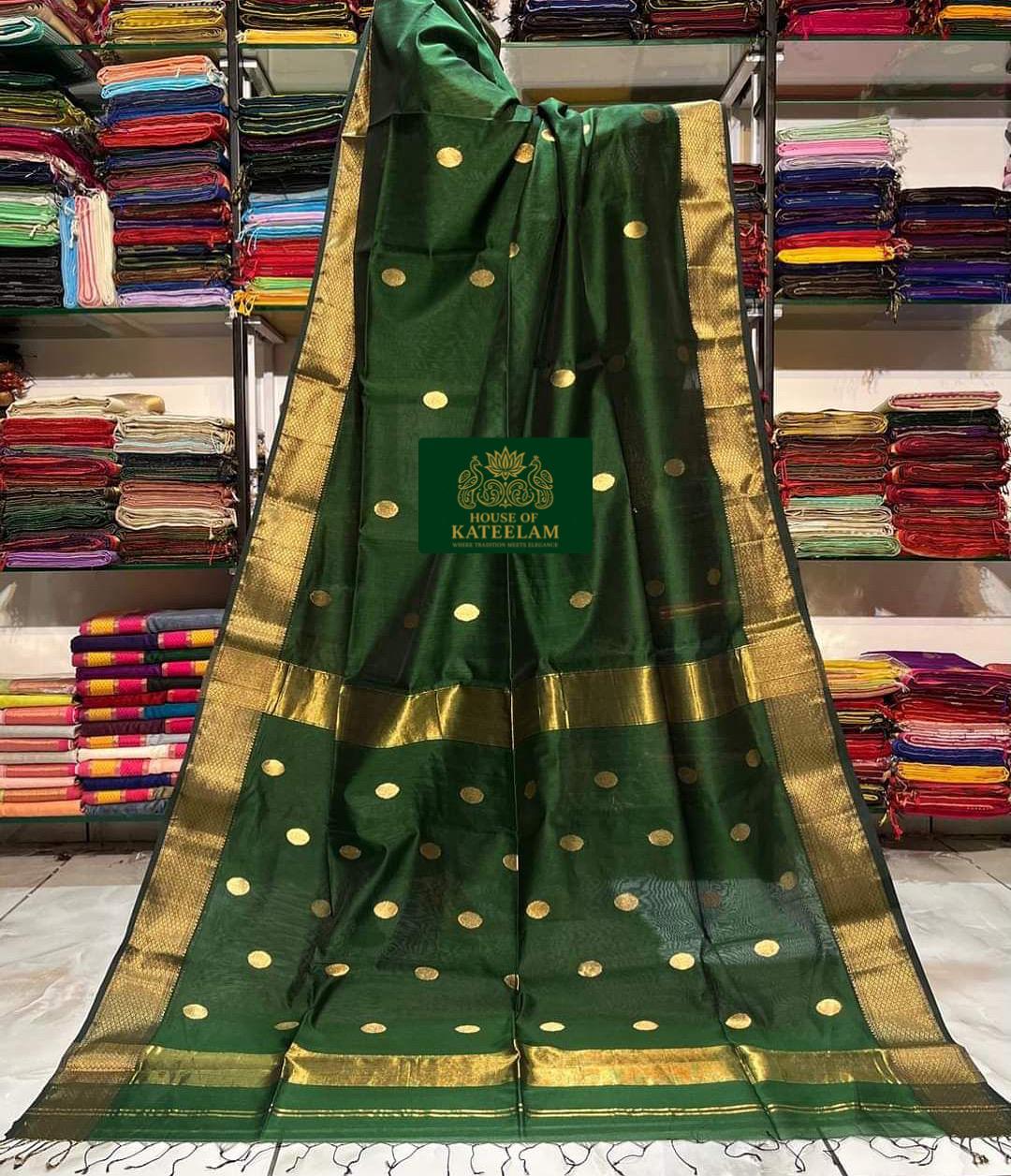 HOK5701 - Damini - Green - House of Kateelam
