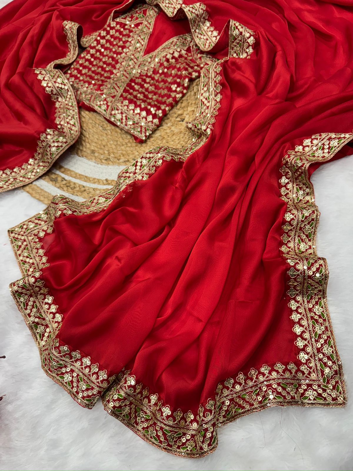 HOK6201 - Gulab - Red - House of Kateelam
