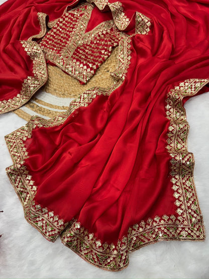 HOK6201 - Gulab - Red - House of Kateelam