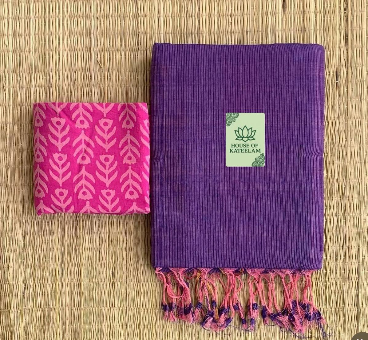 HOK6302 - Sonali - Purple & Pink - House of Kateelam