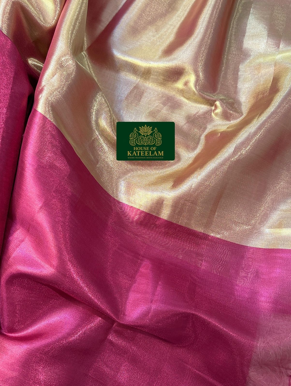 HOK6802 - Sonpari - Rose Gold & Rani Pink - House of Kateelam