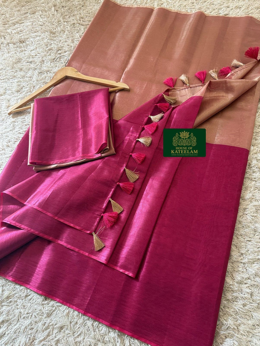 HOK6802- Sonpari- Rose Gold & Rani Pink