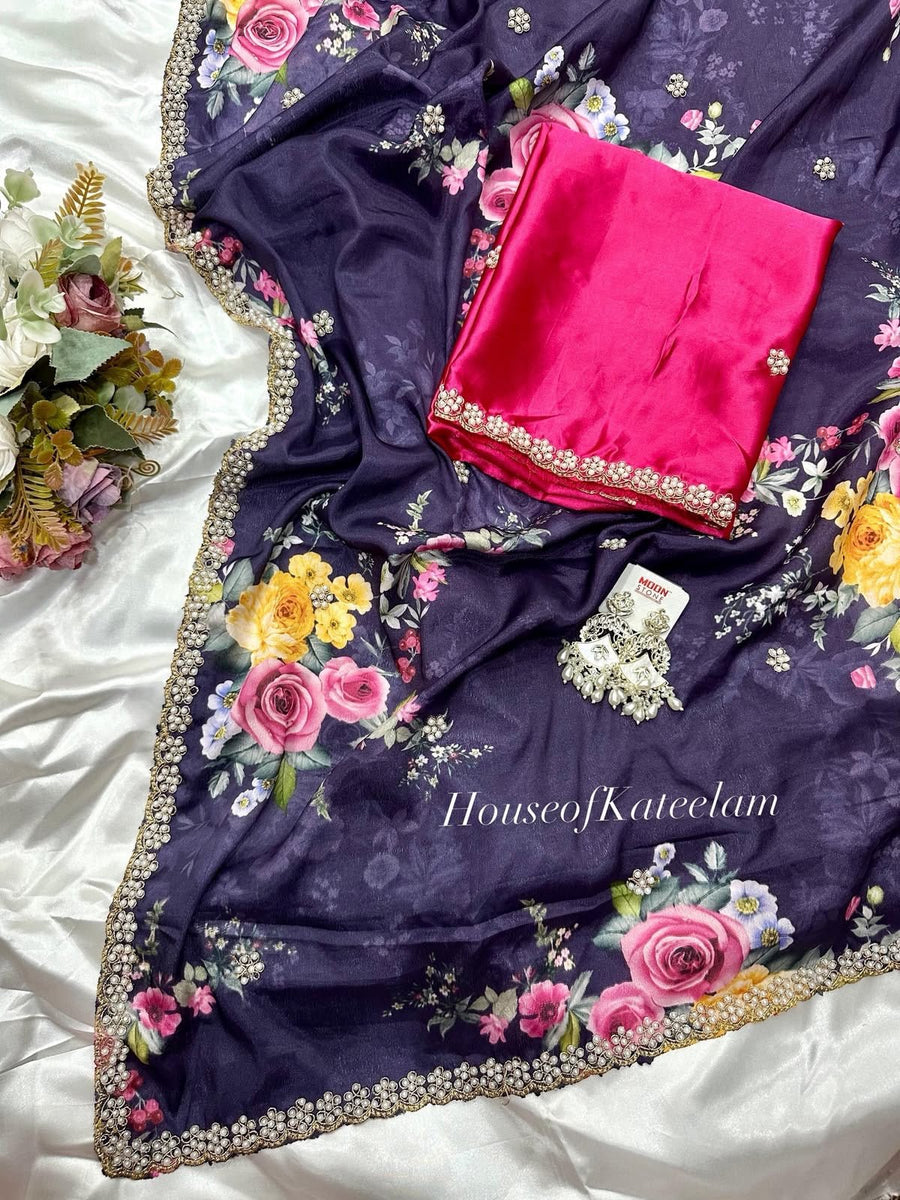 HOK7206- Kaveri- Dark Blue