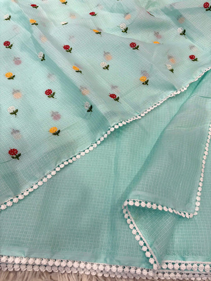 HOK7602 - Upasana - Light Blue - House of Kateelam