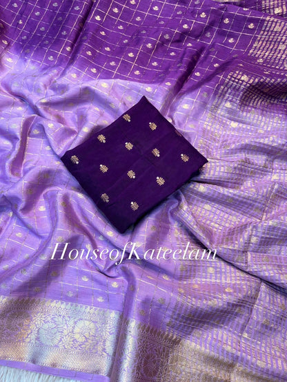 HOK8702 - Anya - Light & Dark Purple - House of Kateelam