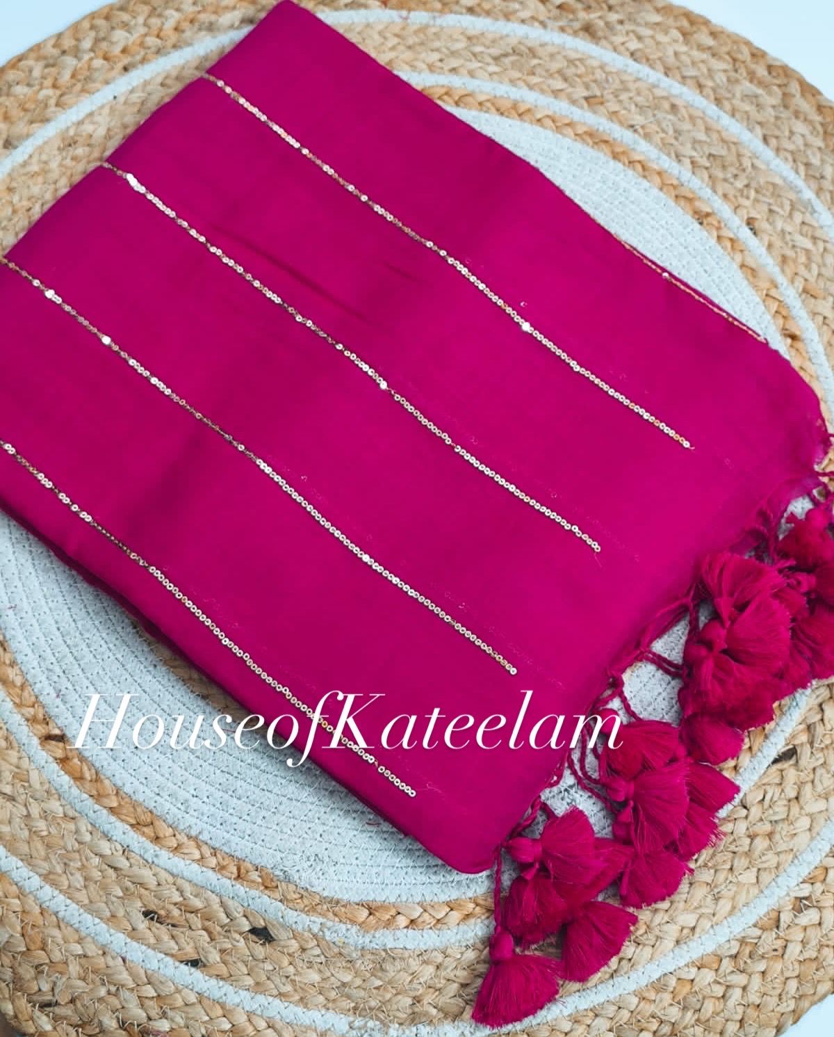 HOK9001 - RUMI - Rani Pink - House of Kateelam