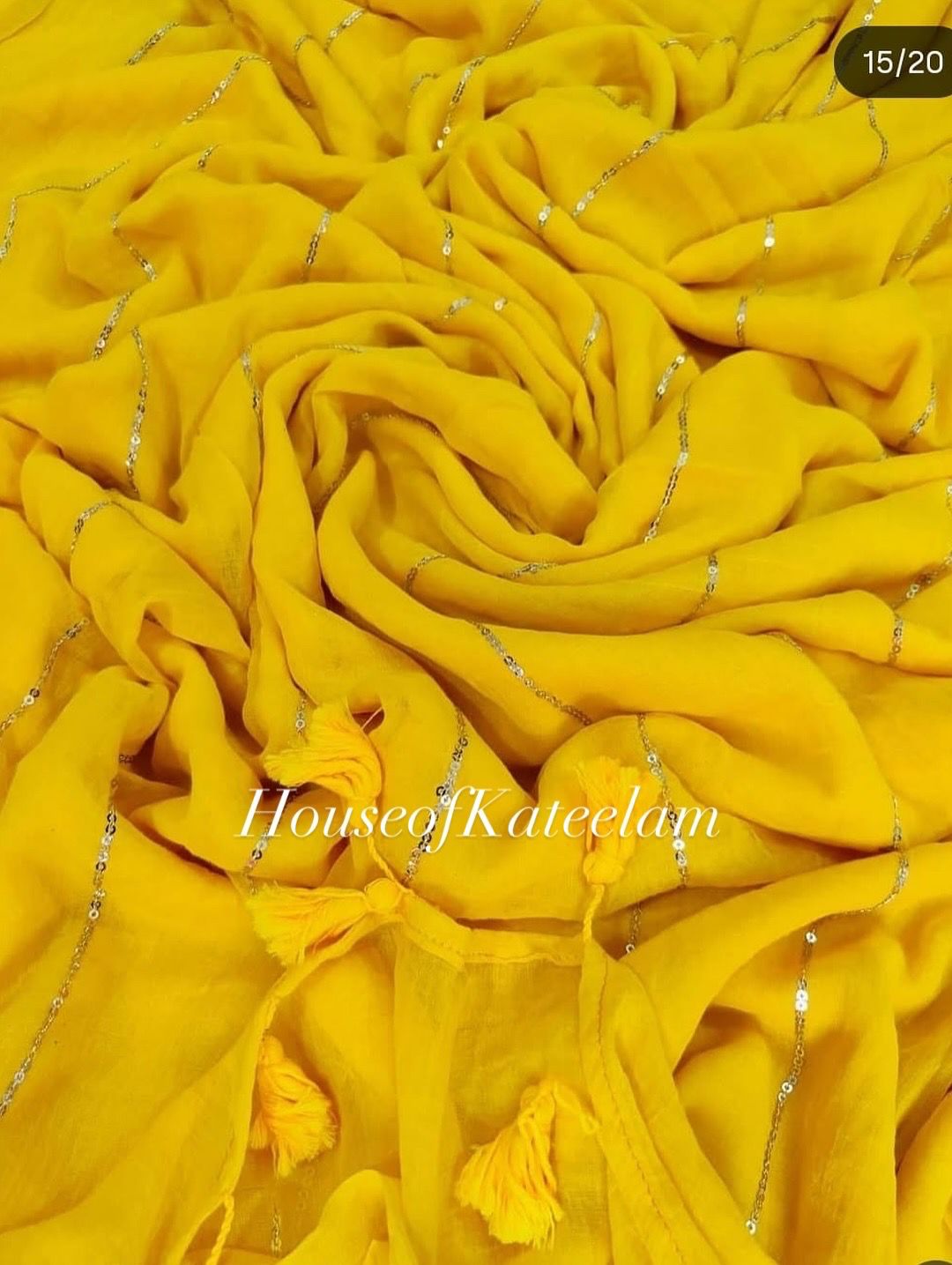 HOK9002 - RUMI - Yellow - House of Kateelam